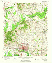Dyersburg 1961 topographic map thumbnail