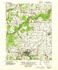 Dyersburg 1939 topographic map thumbnail