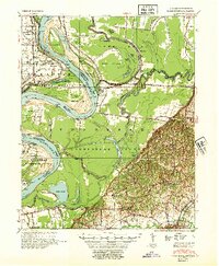 Hales Point 1952 topographic map thumbnail