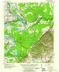 Hales Point 1952 topographic map thumbnail