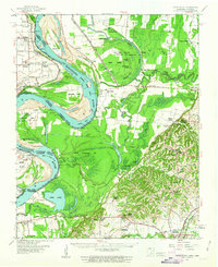 Hales Point 1961 topographic map thumbnail
