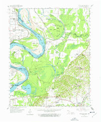 Hales Point 1961 topographic map thumbnail