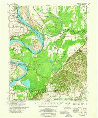 Hales Point 1962 topographic map thumbnail