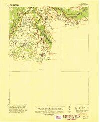 Halls 1939 topographic map thumbnail