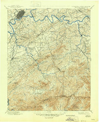 Knoxville 1901 topographic map thumbnail