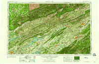 Johnson City 1960 topographic map thumbnail
