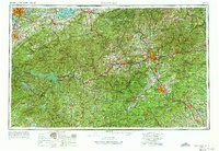Knoxville 1957 topographic map thumbnail