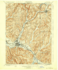 Olean 1898 topographic map thumbnail