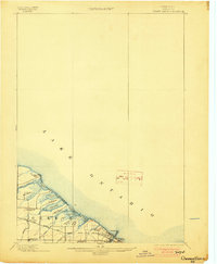 Ontario Beach 1899 topographic map thumbnail