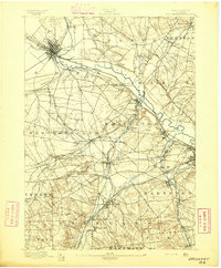 Oriskany 1895 topographic map thumbnail