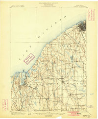 Oswego 1900 topographic map thumbnail