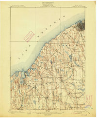 Oswego 1900 topographic map thumbnail