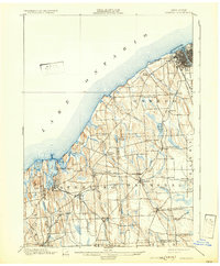 Oswego 1900 topographic map thumbnail