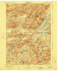 Piseco Lake 1906 topographic map thumbnail