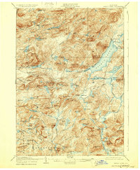 Piseco Lake 1906 topographic map thumbnail
