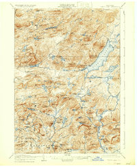 Piseco Lake 1906 topographic map thumbnail