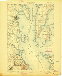 Plattsburg 1894 topographic map thumbnail