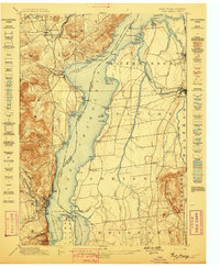 Port Henry 1898 topographic map thumbnail