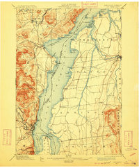 Port Henry 1898 topographic map thumbnail