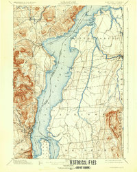 Port Henry 1898 topographic map thumbnail