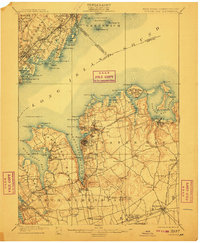 Oyster Bay 1900 topographic map thumbnail