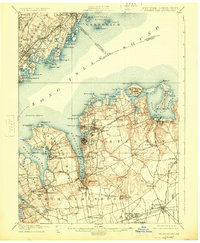 Oyster Bay 1900 topographic map thumbnail