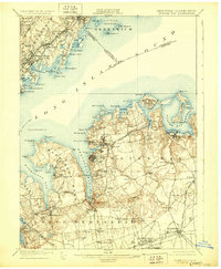 Oyster Bay 1900 topographic map thumbnail