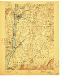 Poughkeepsie 1894 topographic map thumbnail