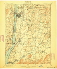 Poughkeepsie 1903 topographic map thumbnail