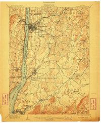 Poughkeepsie 1903 topographic map thumbnail