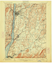Poughkeepsie 1903 topographic map thumbnail