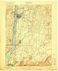 Poughkeepsie 1903 topographic map thumbnail