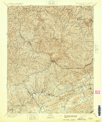 Tazewell 1897 topographic map thumbnail