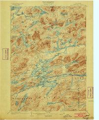 Raquette Lake 1903 topographic map thumbnail