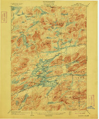 Raquette Lake 1903 topographic map thumbnail