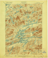 Raquette Lake 1903 topographic map thumbnail