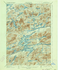 Raquette Lake 1903 topographic map thumbnail