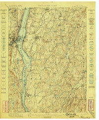Rhinebeck 1898 topographic map thumbnail