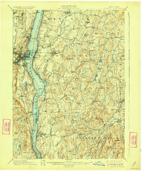 Rhinebeck 1898 topographic map thumbnail