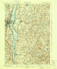 Rhinebeck 1898 topographic map thumbnail