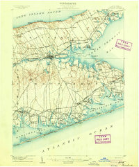 Riverhead 1904 topographic map preview