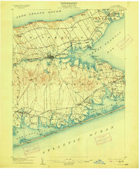 Riverhead 1904 topographic map preview