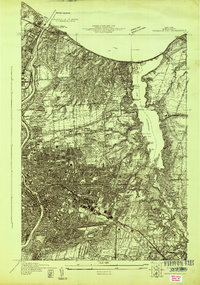 Rochester East 1931 topographic map thumbnail