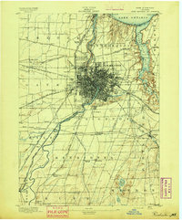 Rochester 1895 topographic map thumbnail