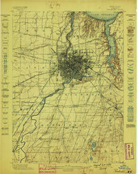 Rochester 1898 topographic map thumbnail