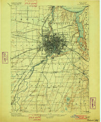 Rochester 1898 topographic map thumbnail