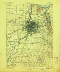 Rochester 1898 topographic map thumbnail