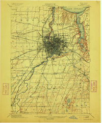Rochester 1898 topographic map thumbnail