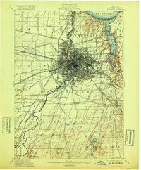 Rochester 1912 topographic map thumbnail