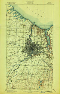Rochester 1920 topographic map thumbnail